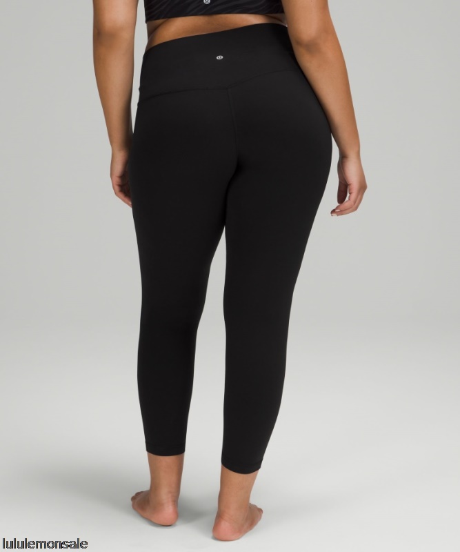 Lululemon Damen DELULU017 | Schwarz Align Hochhaushose 25